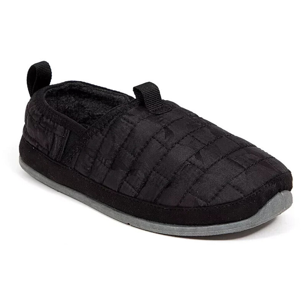 Deer Stags Lil Yuma Slippers Kids US 12 Black Quilted Round Toe Slip On JOBB1699